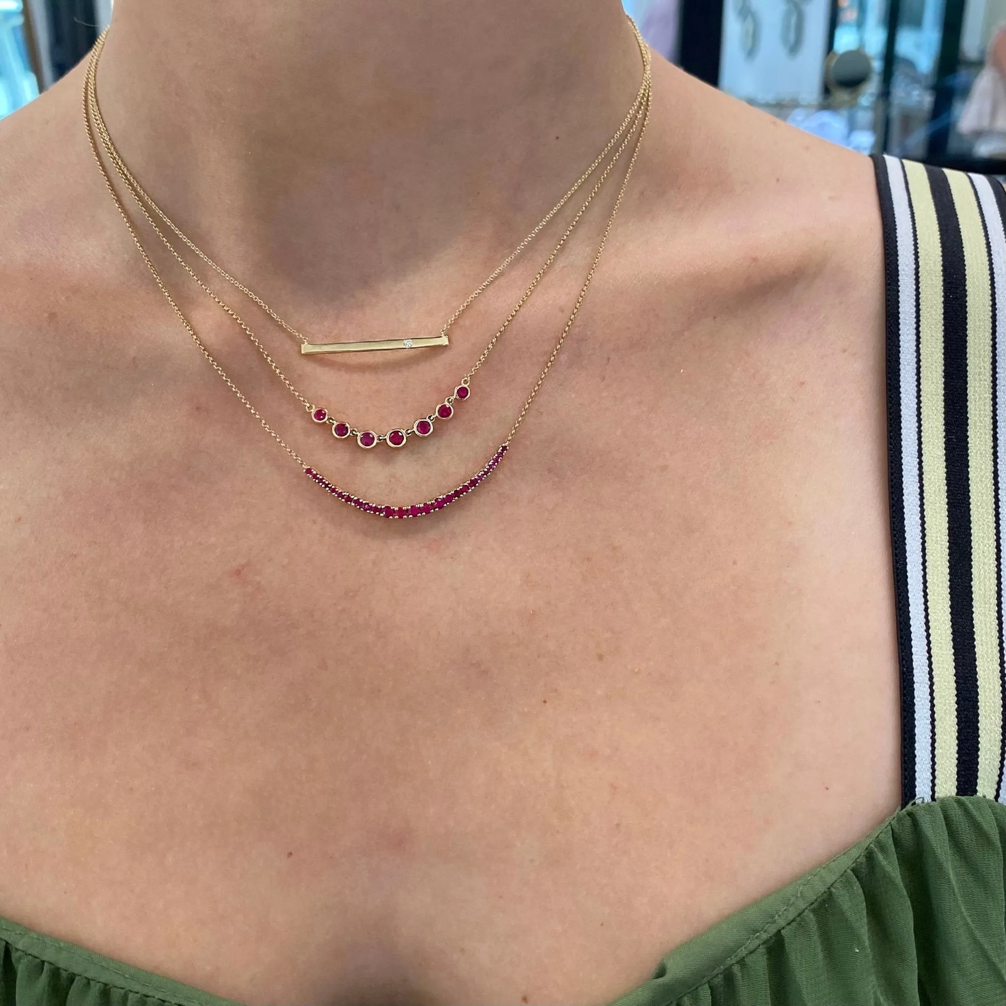 Gold Bar Necklace
