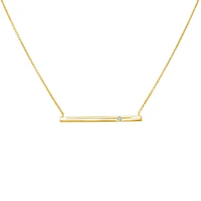 Gold Bar Necklace