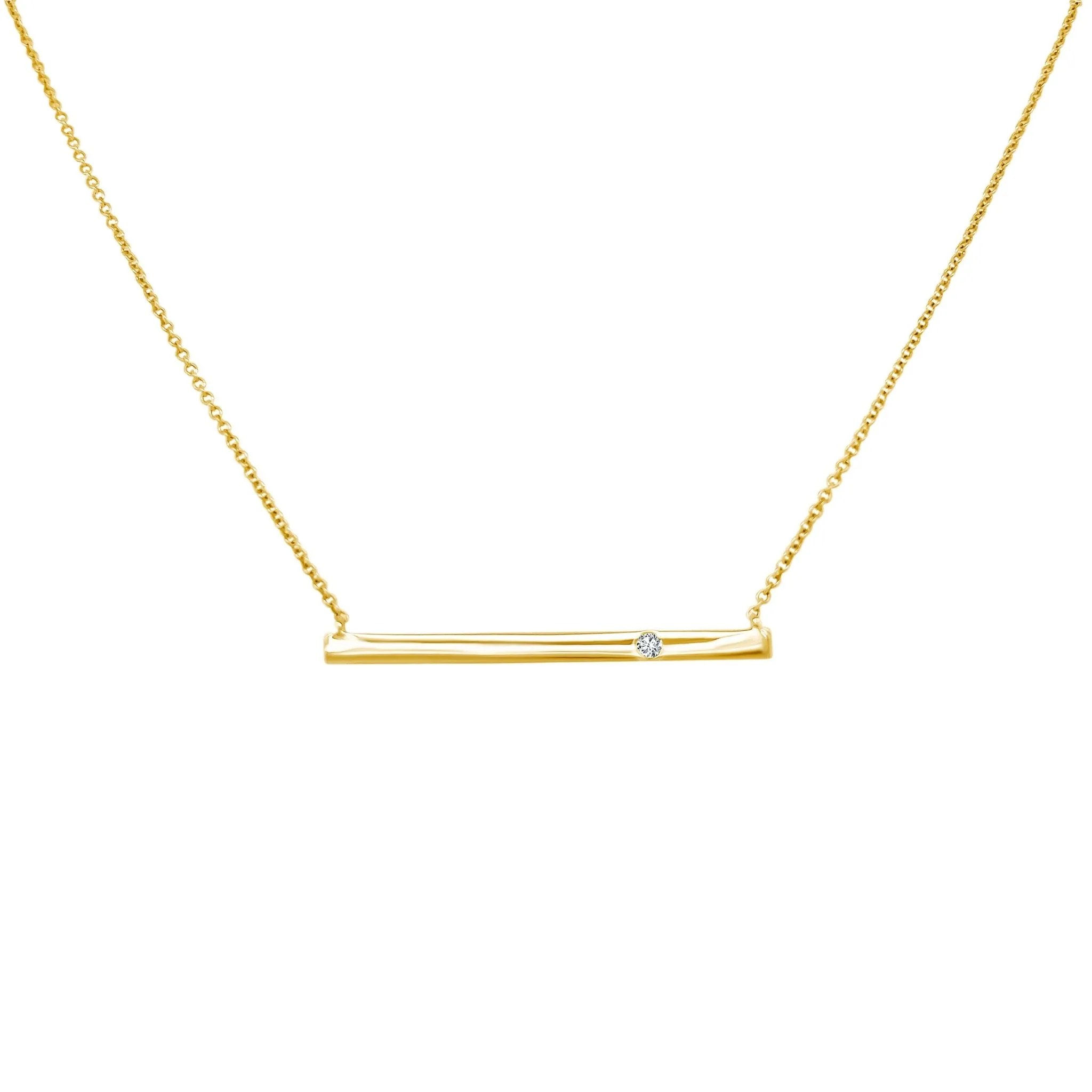 Gold Bar Necklace