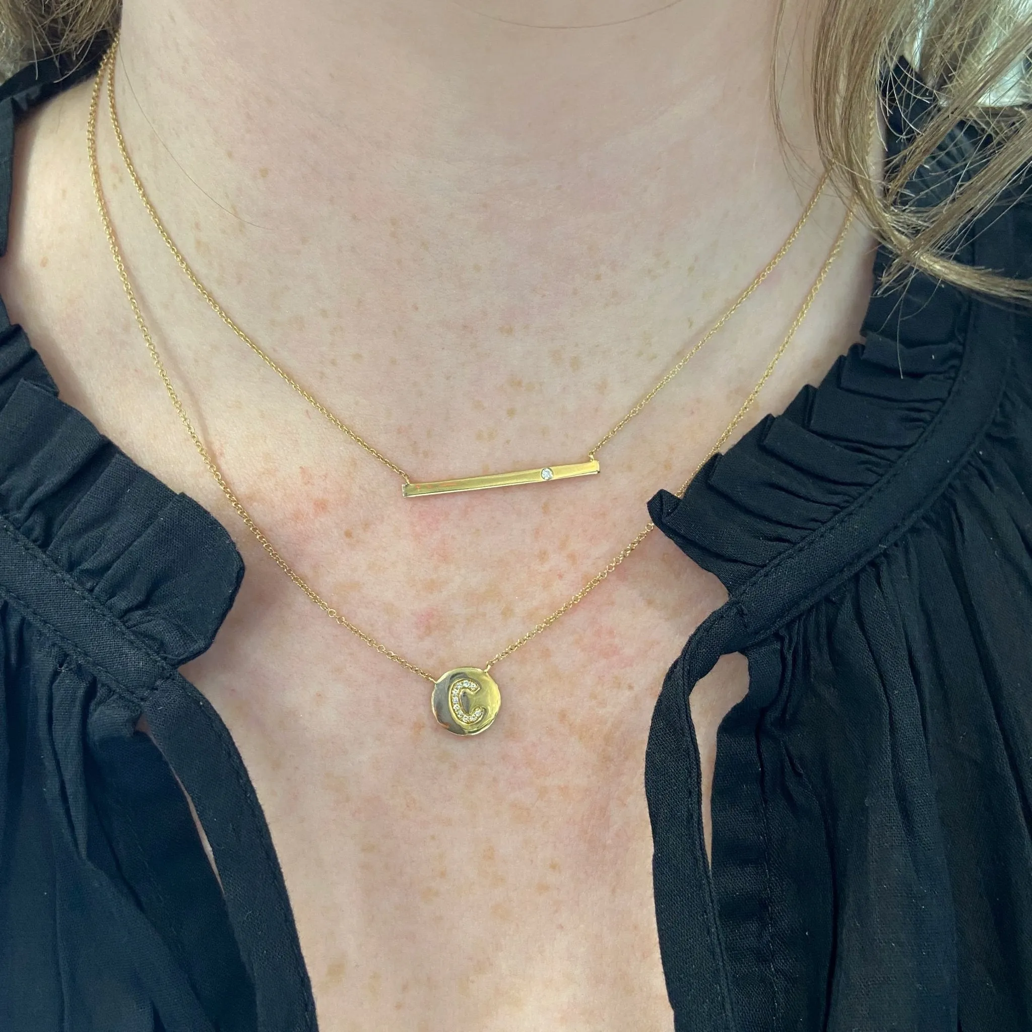 Gold Bar Necklace