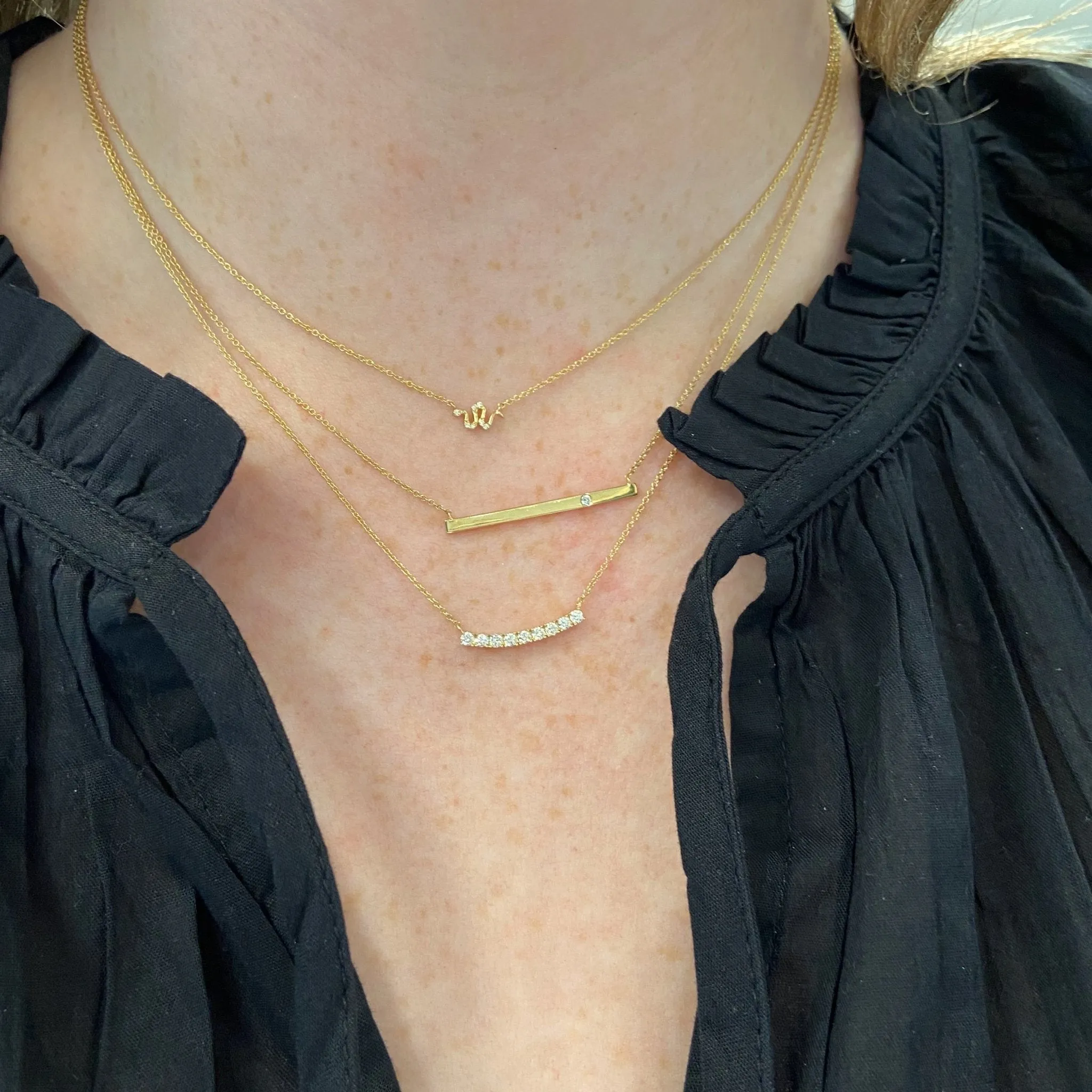 Gold Bar Necklace