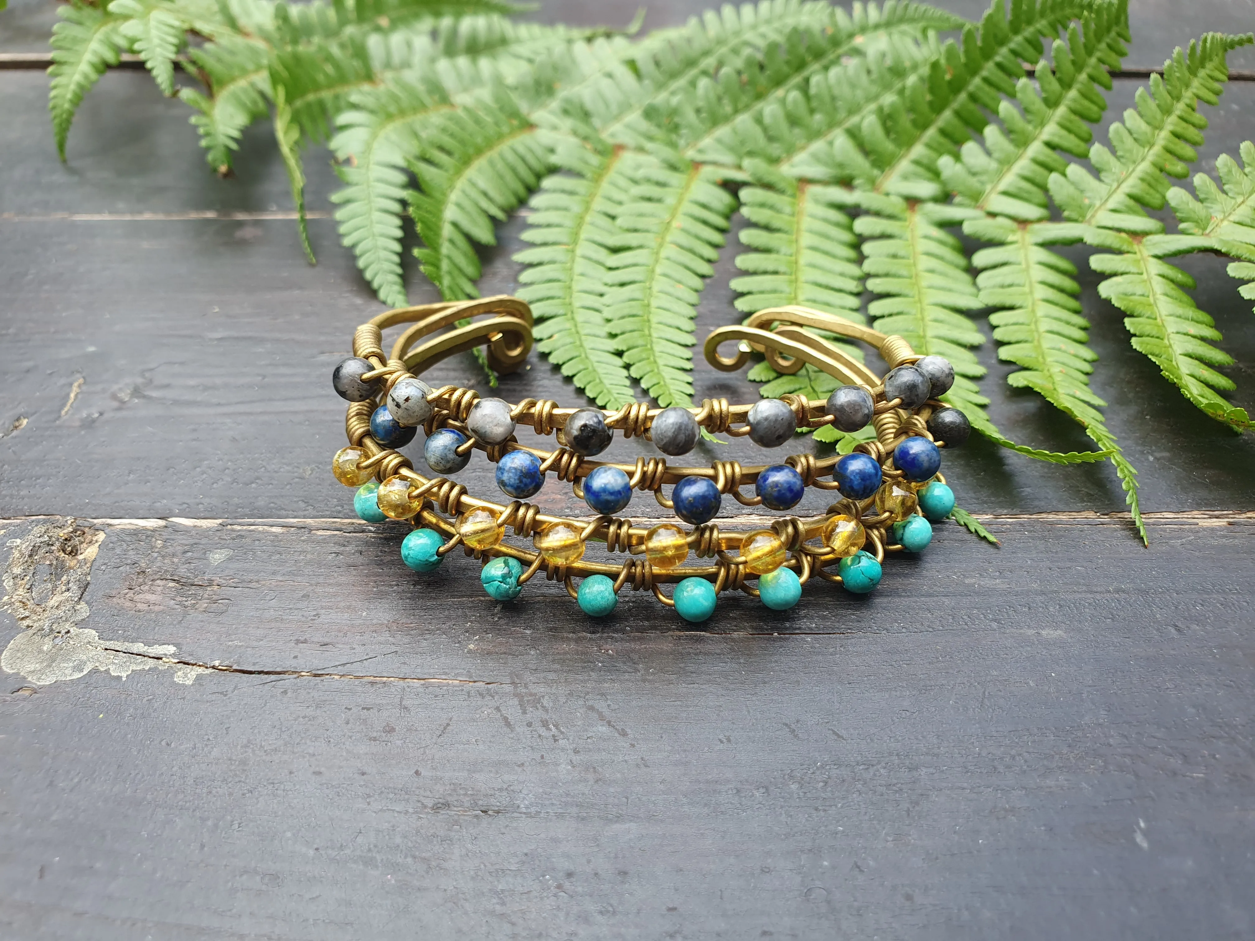 Gold brass crystal bangle bracelet, birthstone bangle, rainbow chakra 4mm gemstones, gold stacking bracelets, boho colour bangles