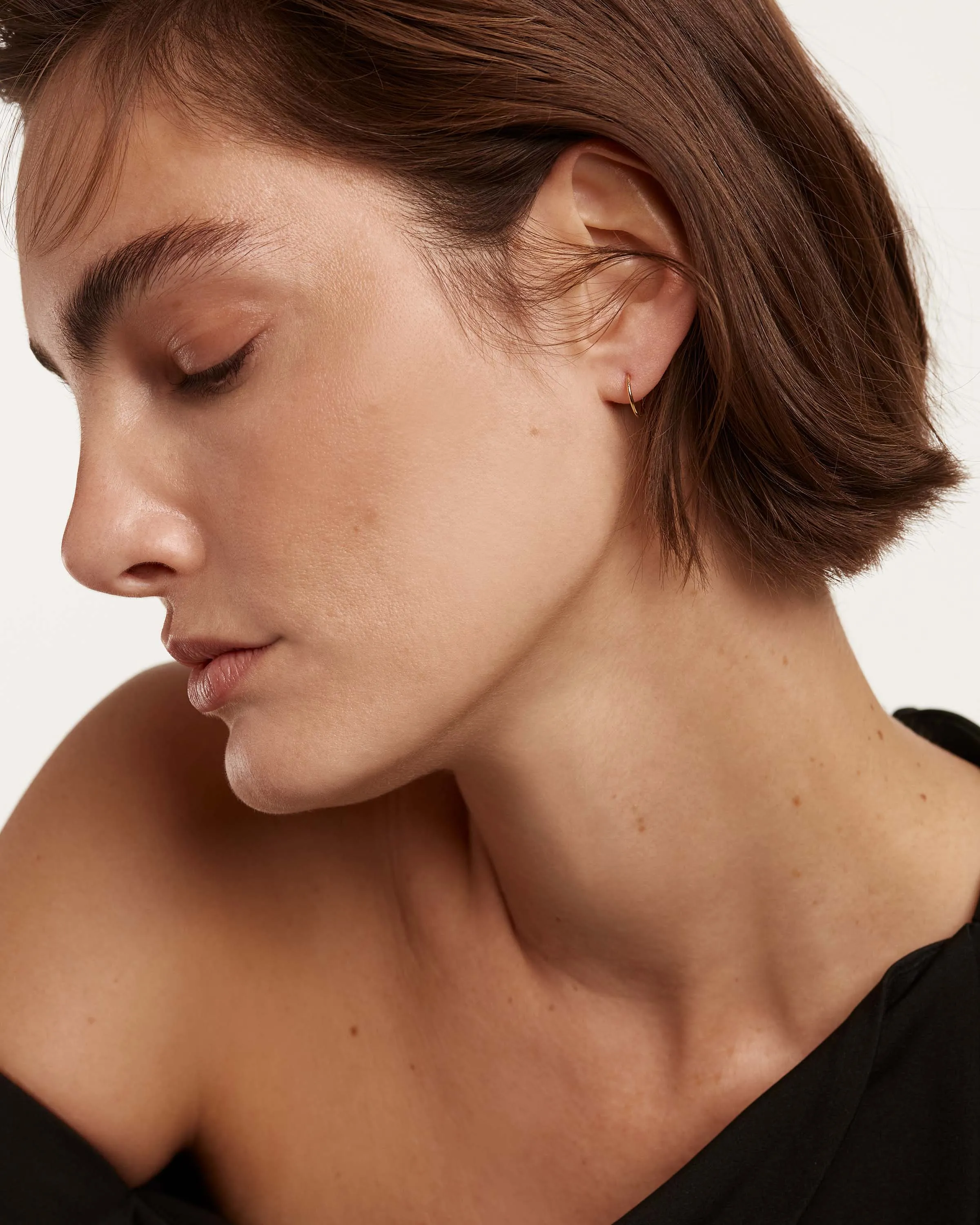 Gold Essential Mini Hoops