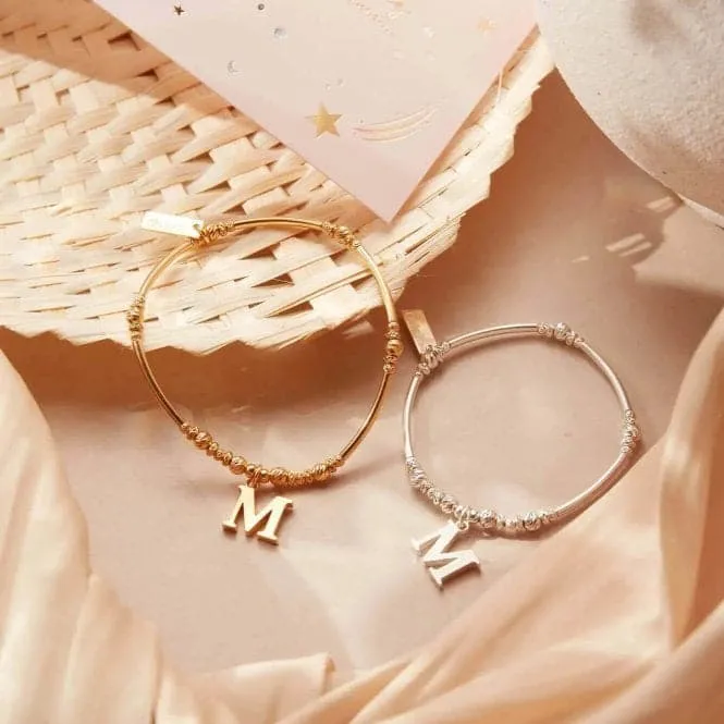 Gold Iconic Initial Bracelet - Letter M
