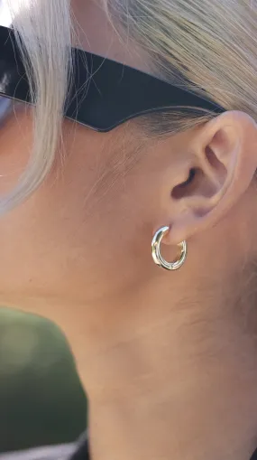 Haley Hoops Large Silver