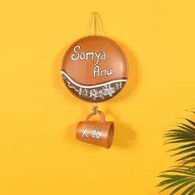 Handcrafted Terracotta Customizable Name Board