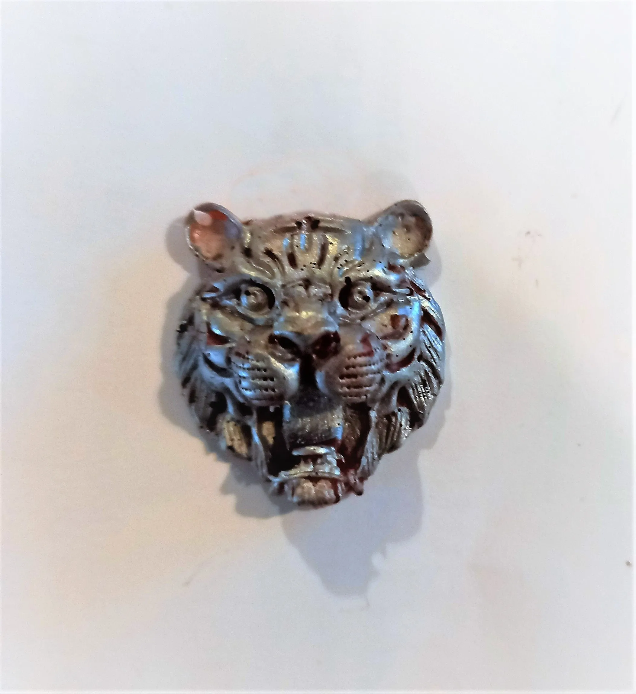 Handmade 1.4&quot; Growling Tiger for 2022 Chinese New Year Ornament/KeyChain/Magnet,Gift for Christmas/Birthday/ThanXgiving/Housewarming/Grads