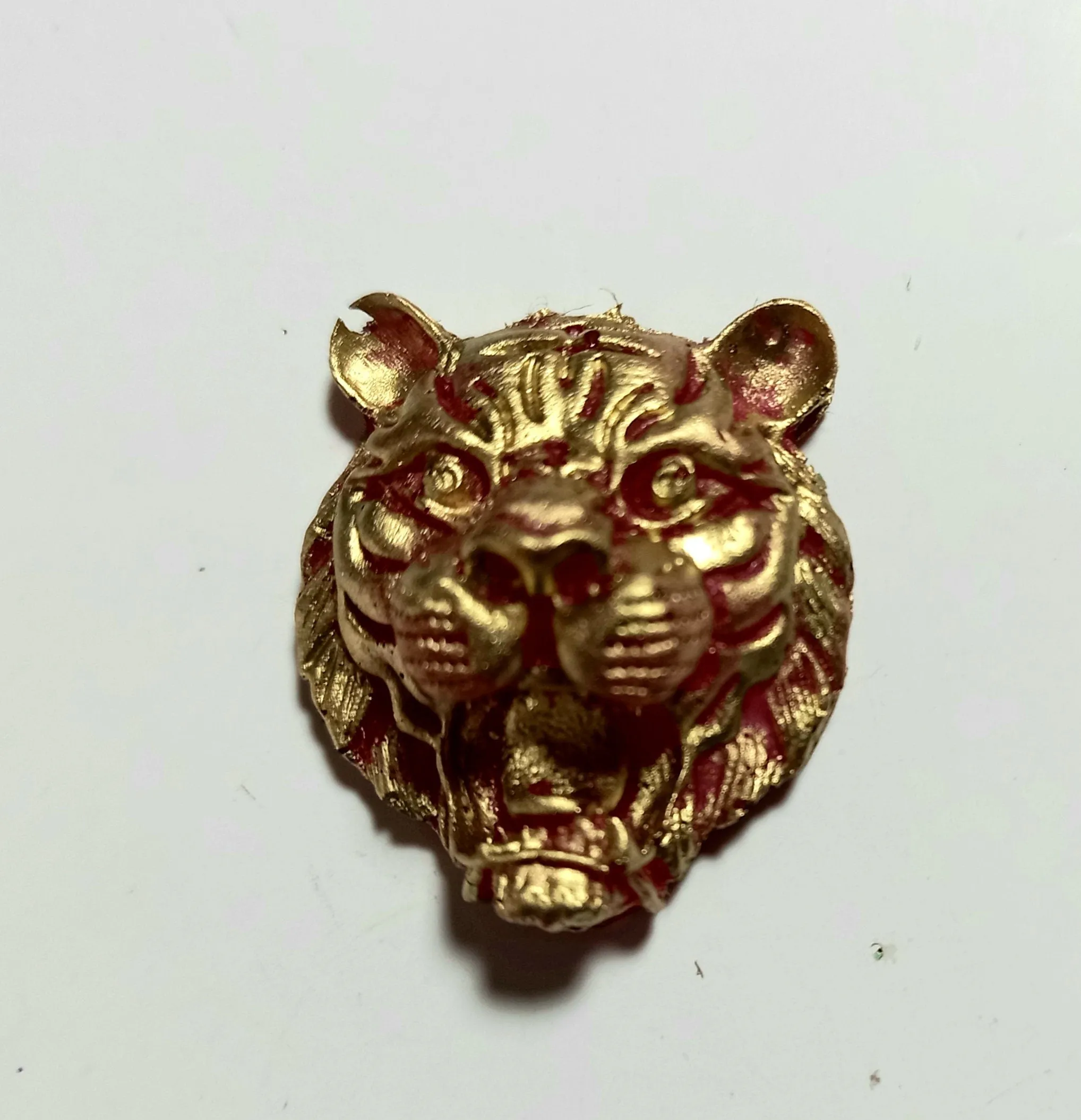 Handmade 1.4&quot; Growling Tiger for 2022 Chinese New Year Ornament/KeyChain/Magnet,Gift for Christmas/Birthday/ThanXgiving/Housewarming/Grads