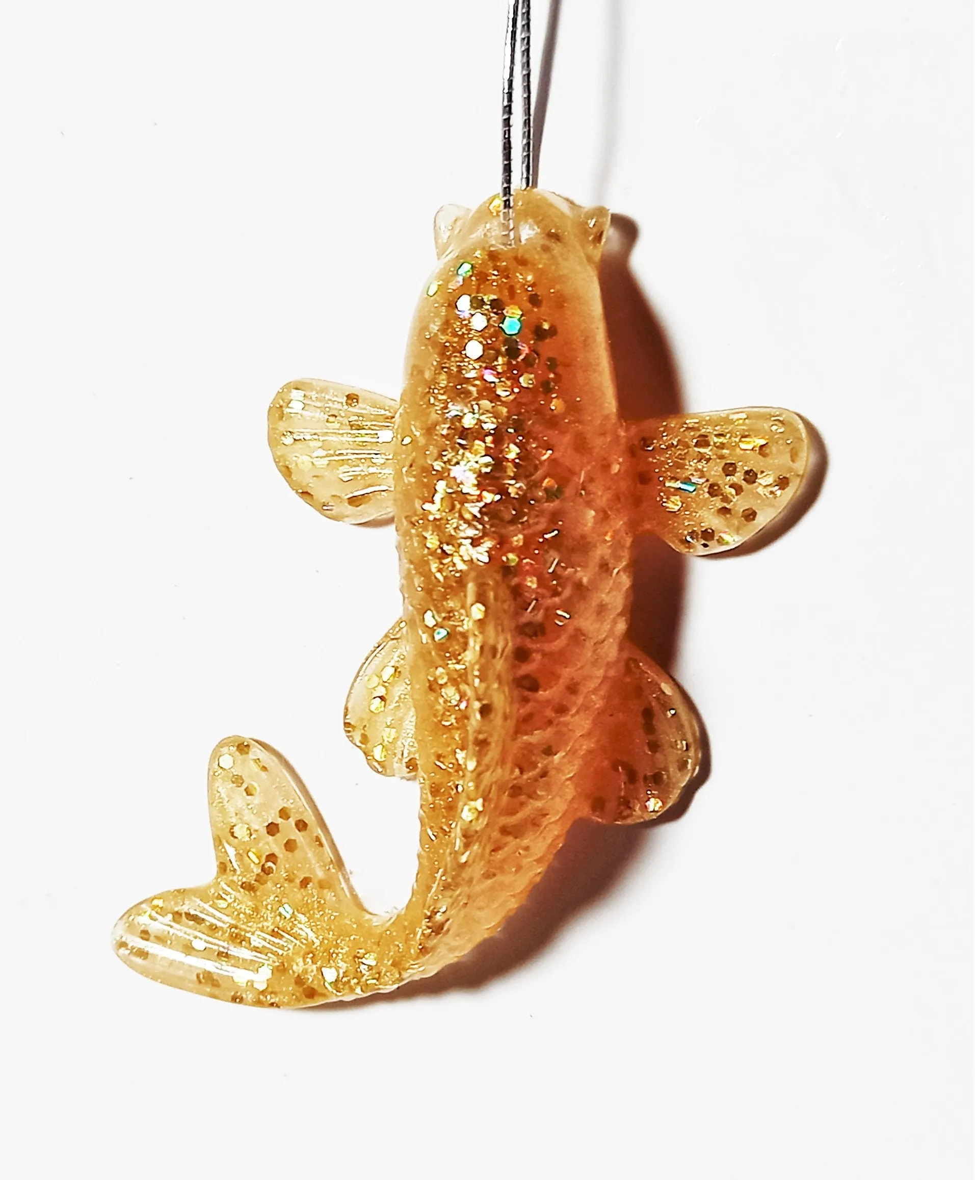 Handmade Lucky Koi Fish Christmas Ornament/KeyChain/Magnet/Gift for Housewarming/Birthday/Xmas/New Year/Valentine/Thanksgiving/Graduation