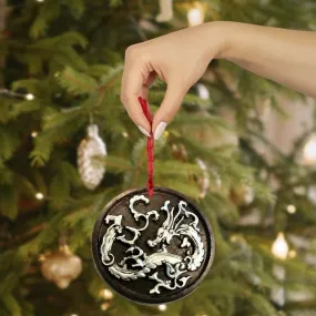 Handmade Lucky Luoshan Chinese Dragon Christmas Ornament/KeyChain/Magnet,Gift for Birthday/New Year/Valentine/Thanksgiving/Housewarming