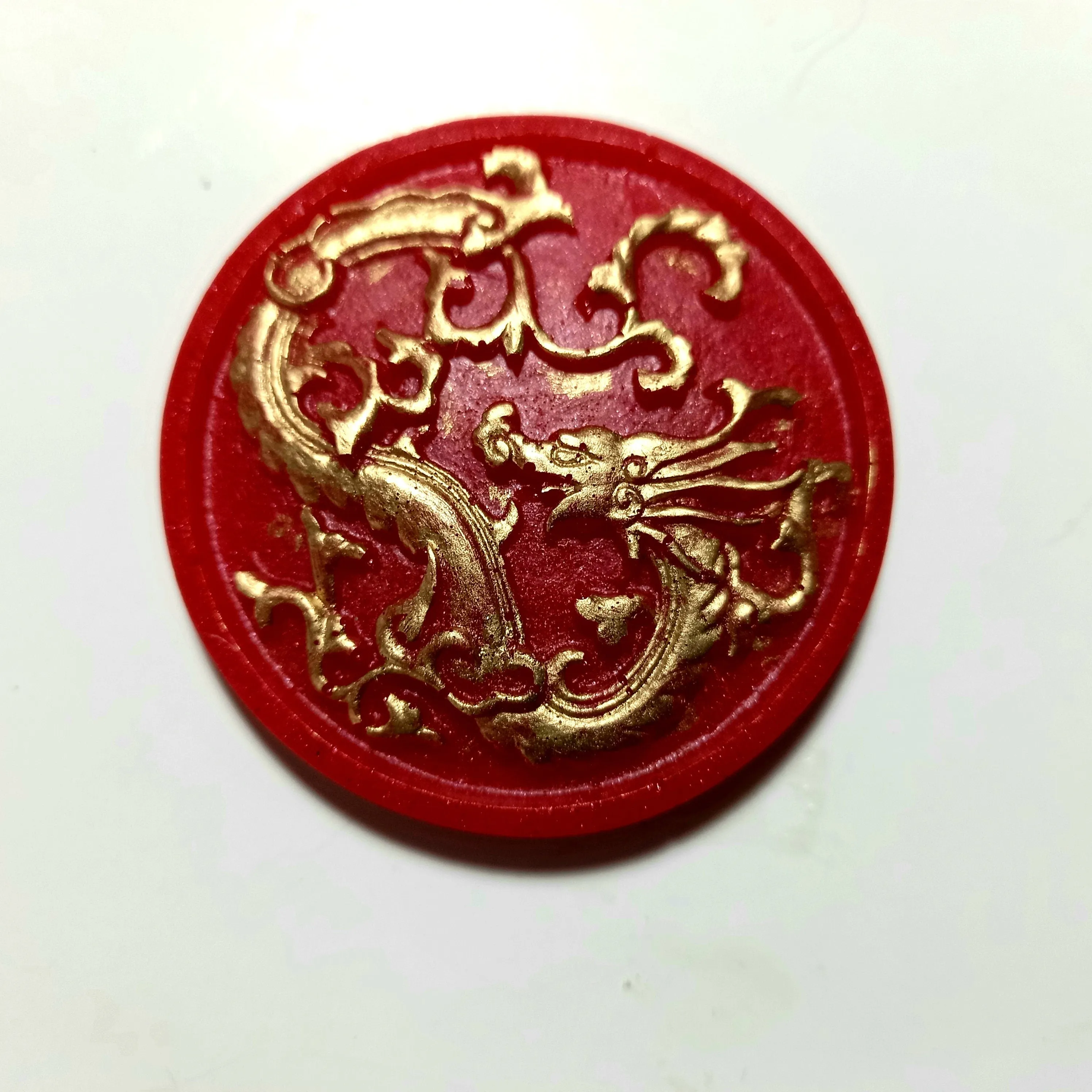 Handmade Lucky Luoshan Chinese Dragon Christmas Ornament/KeyChain/Magnet,Gift for Birthday/New Year/Valentine/Thanksgiving/Housewarming