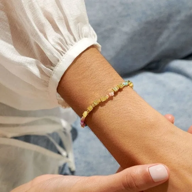 Happy Little Moments Love Is Love Gold 17.5cm Bracelet 7090