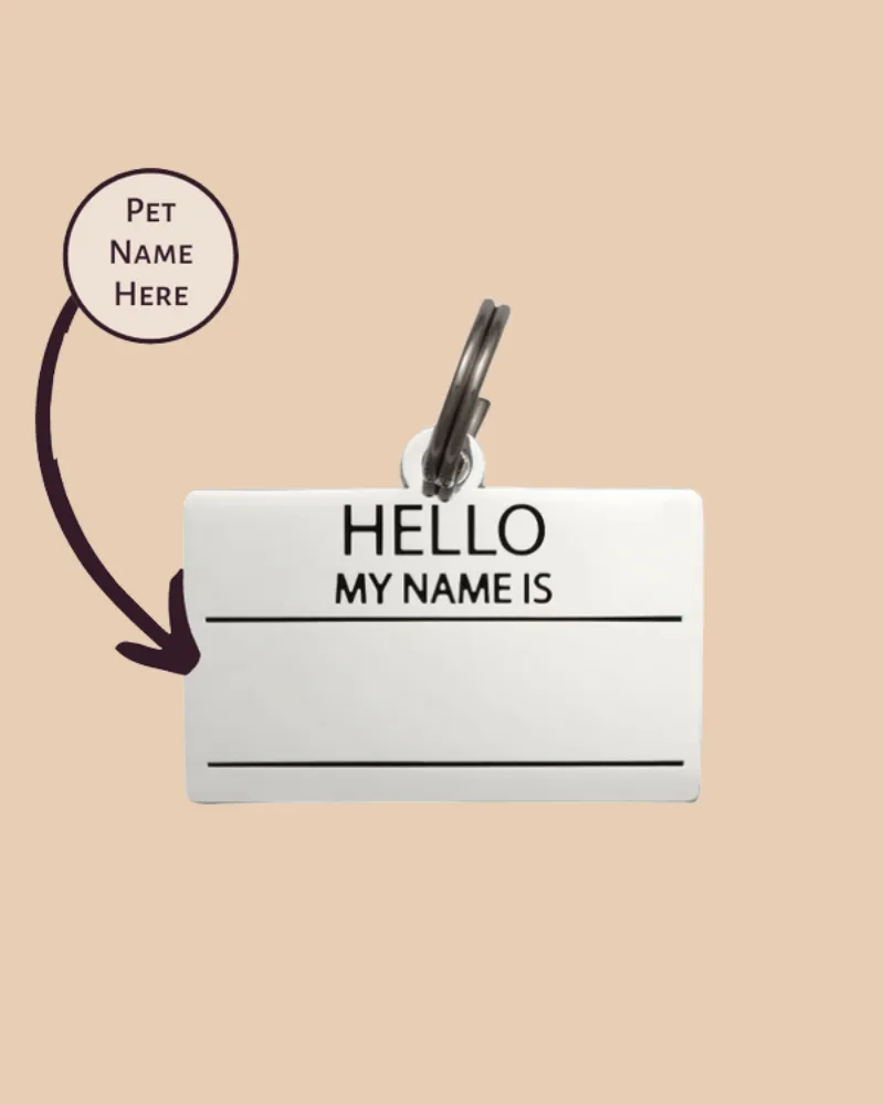 Hello, My Name Is ID Tag (Custom/Drop-Ship)
