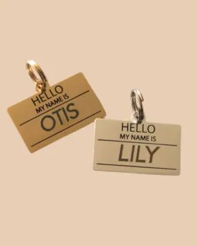 Hello, My Name Is ID Tag (Custom/Drop-Ship)