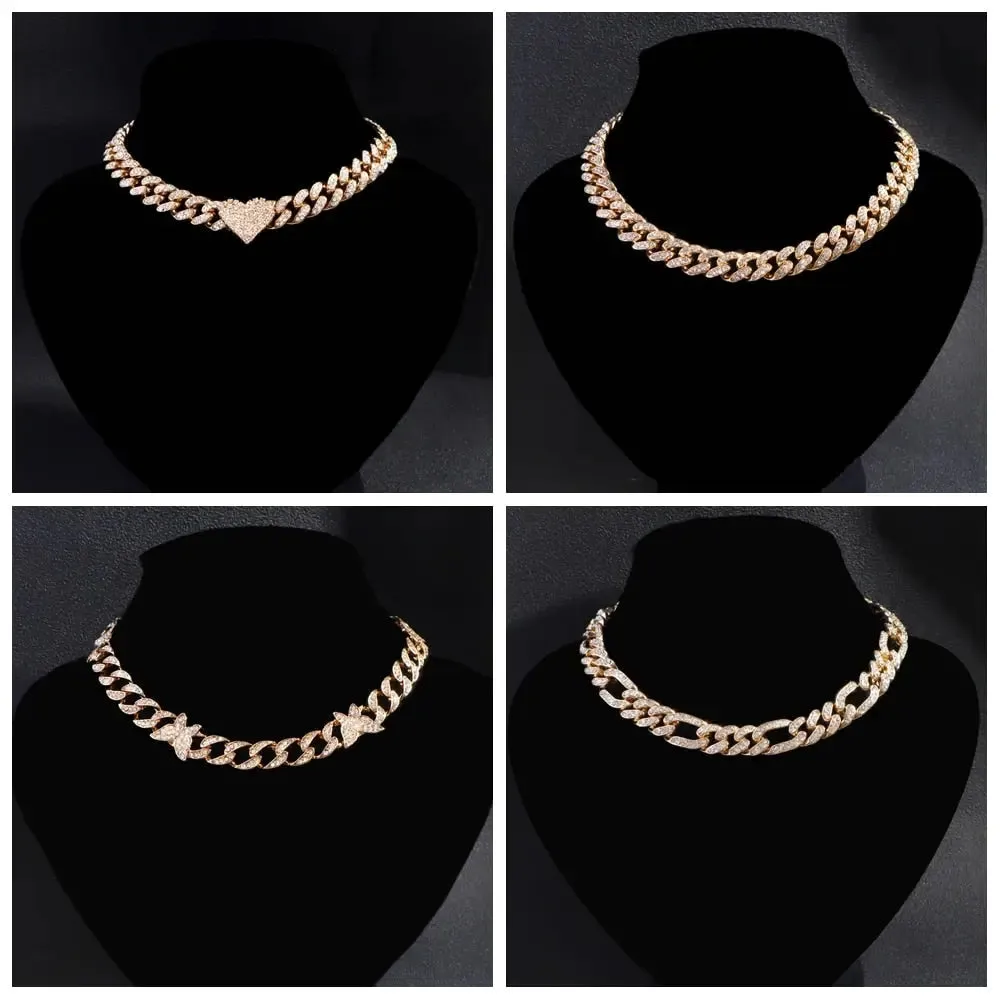 Iced Out Miami Link Choker Necklace