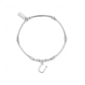 Iconic Initial Bracelet - Letter U