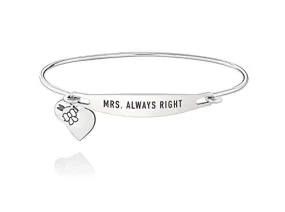 ID Bangle - MRS. ALWAYS RIGHT, M/L - 1010-0259