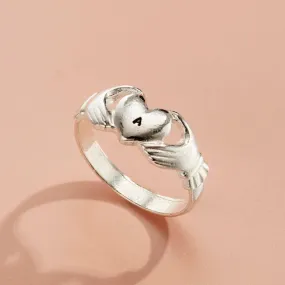 Initial Claddagh Ring