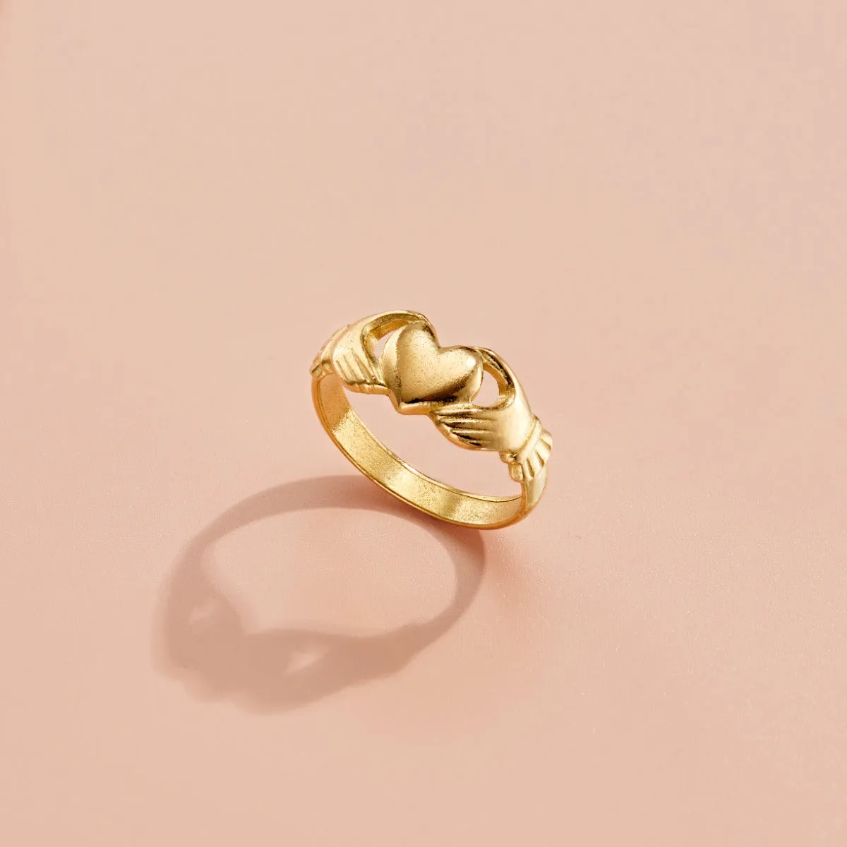 Initial Claddagh Ring
