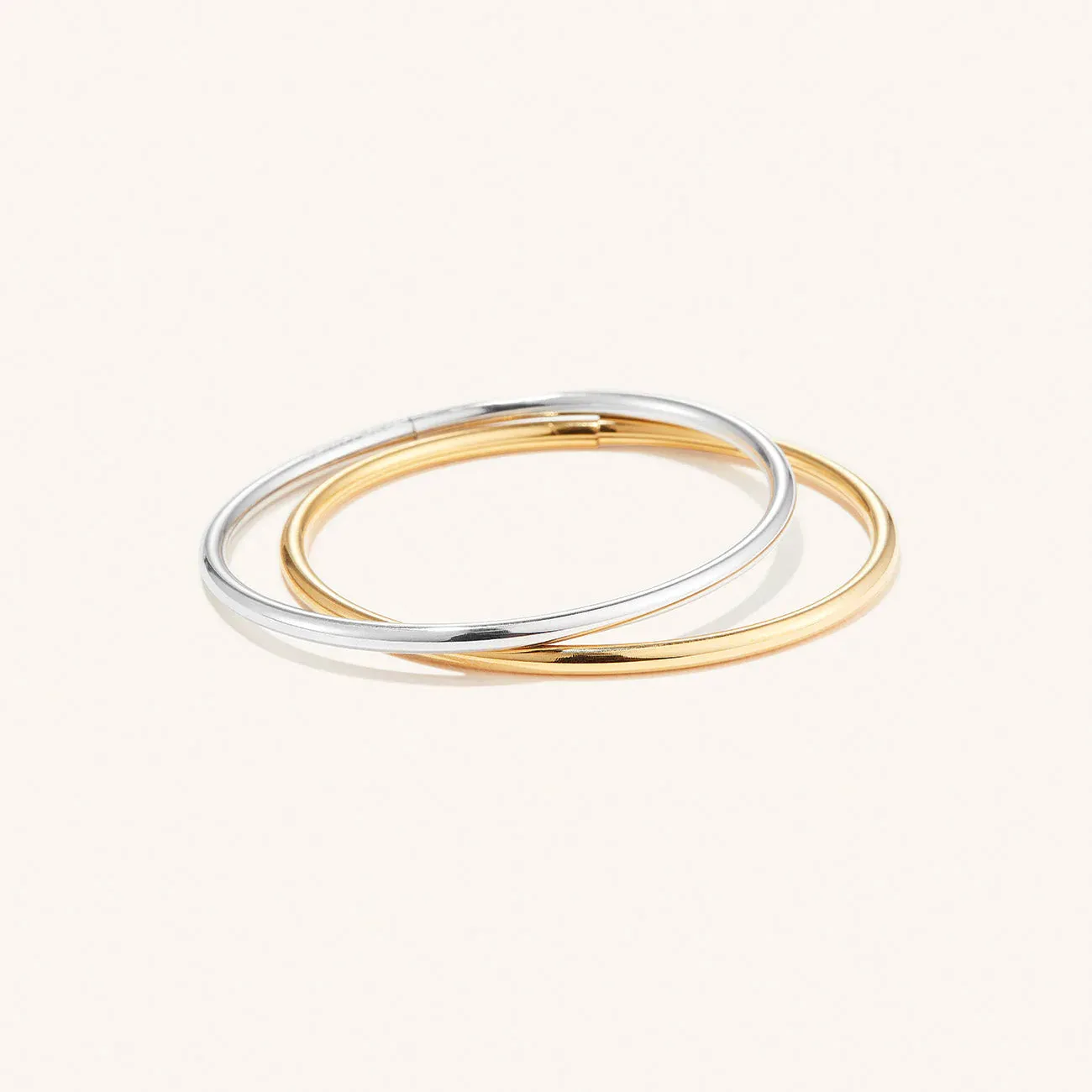 Jenny Bird - Dane Bangle Bracelet Set (Two-Tone)