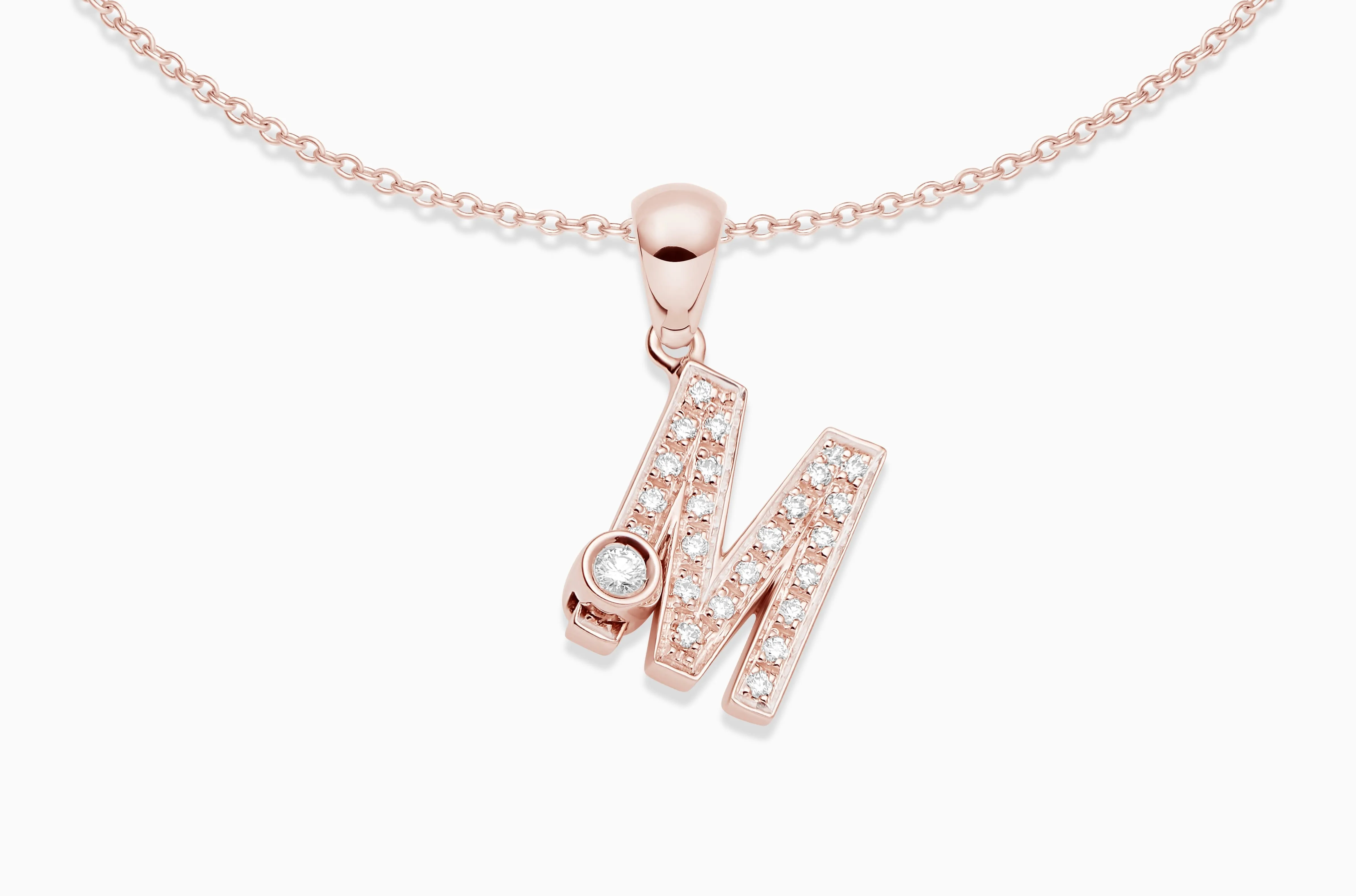 Joujou Diamond Initial Necklace