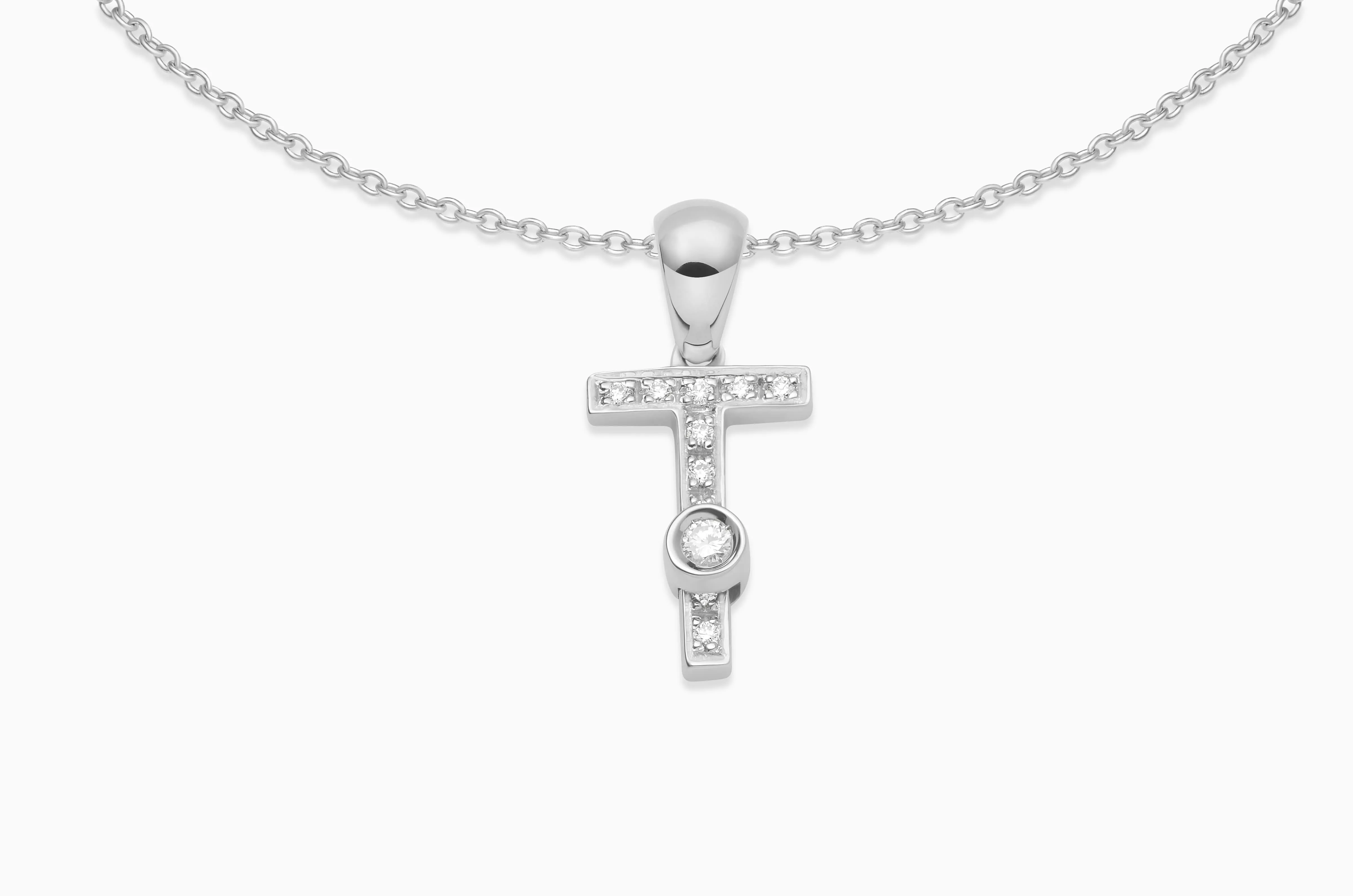 Joujou Diamond Initial Necklace