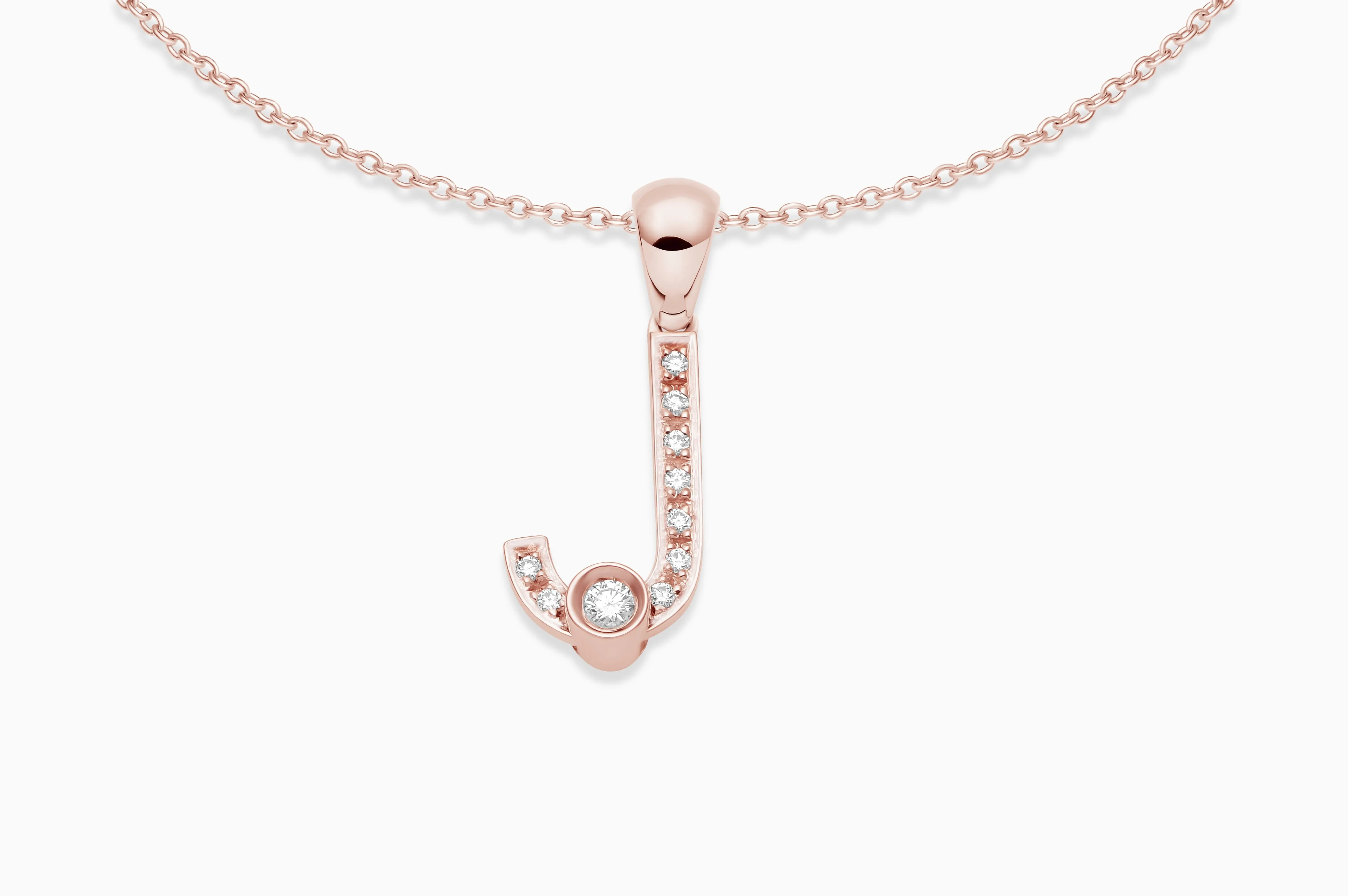 Joujou Diamond Initial Necklace