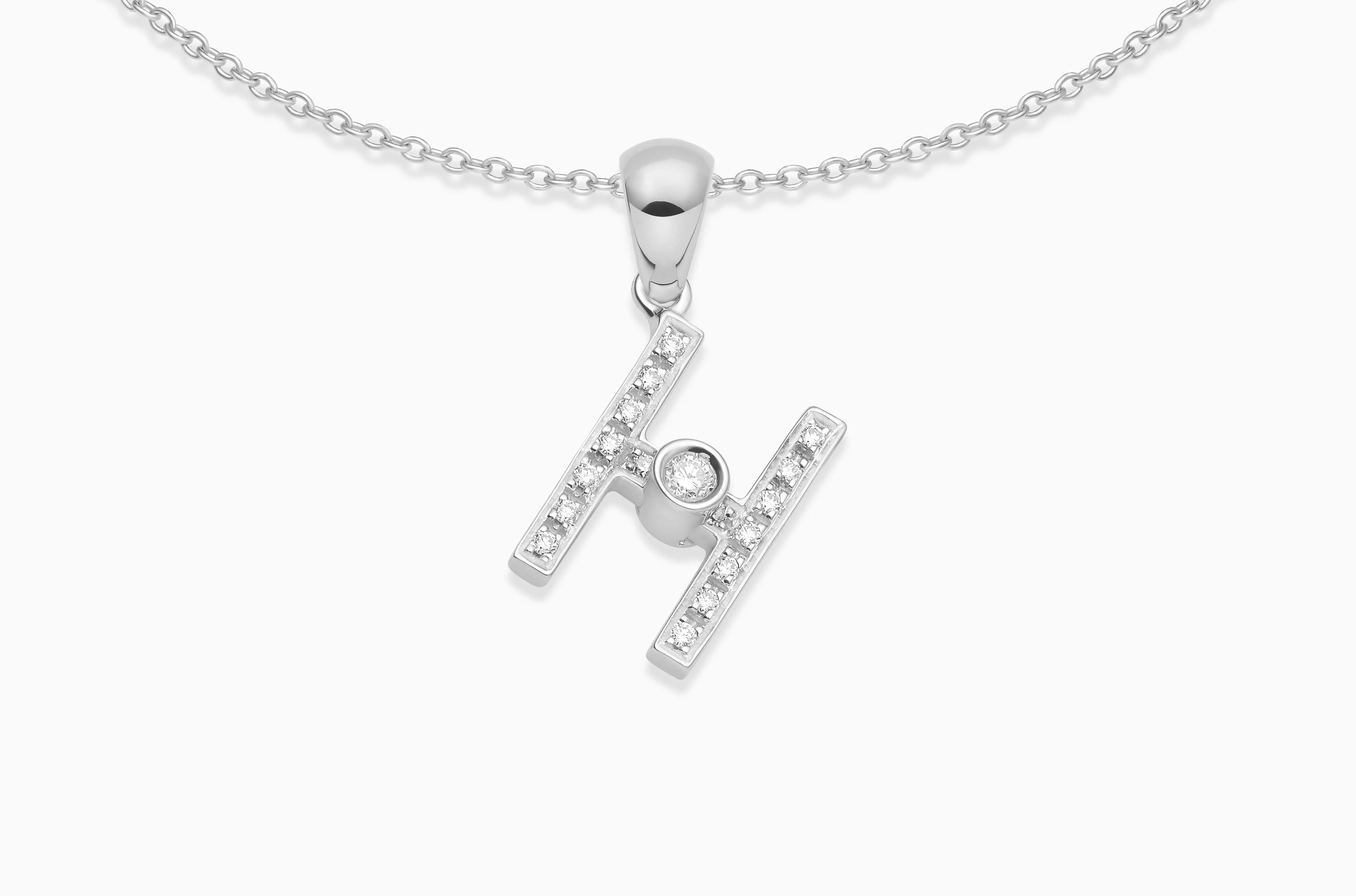 Joujou Diamond Initial Necklace