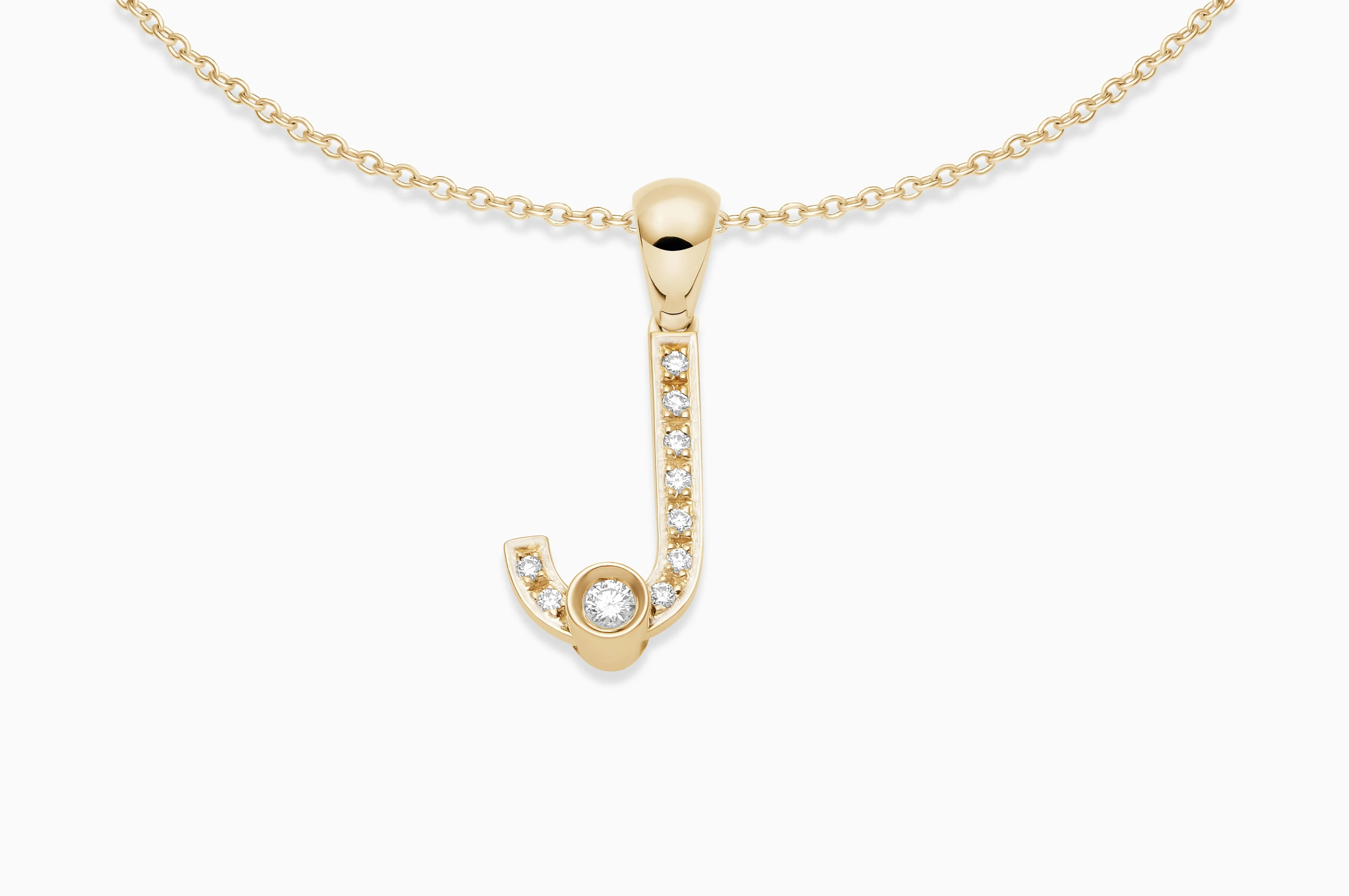 Joujou Diamond Initial Necklace