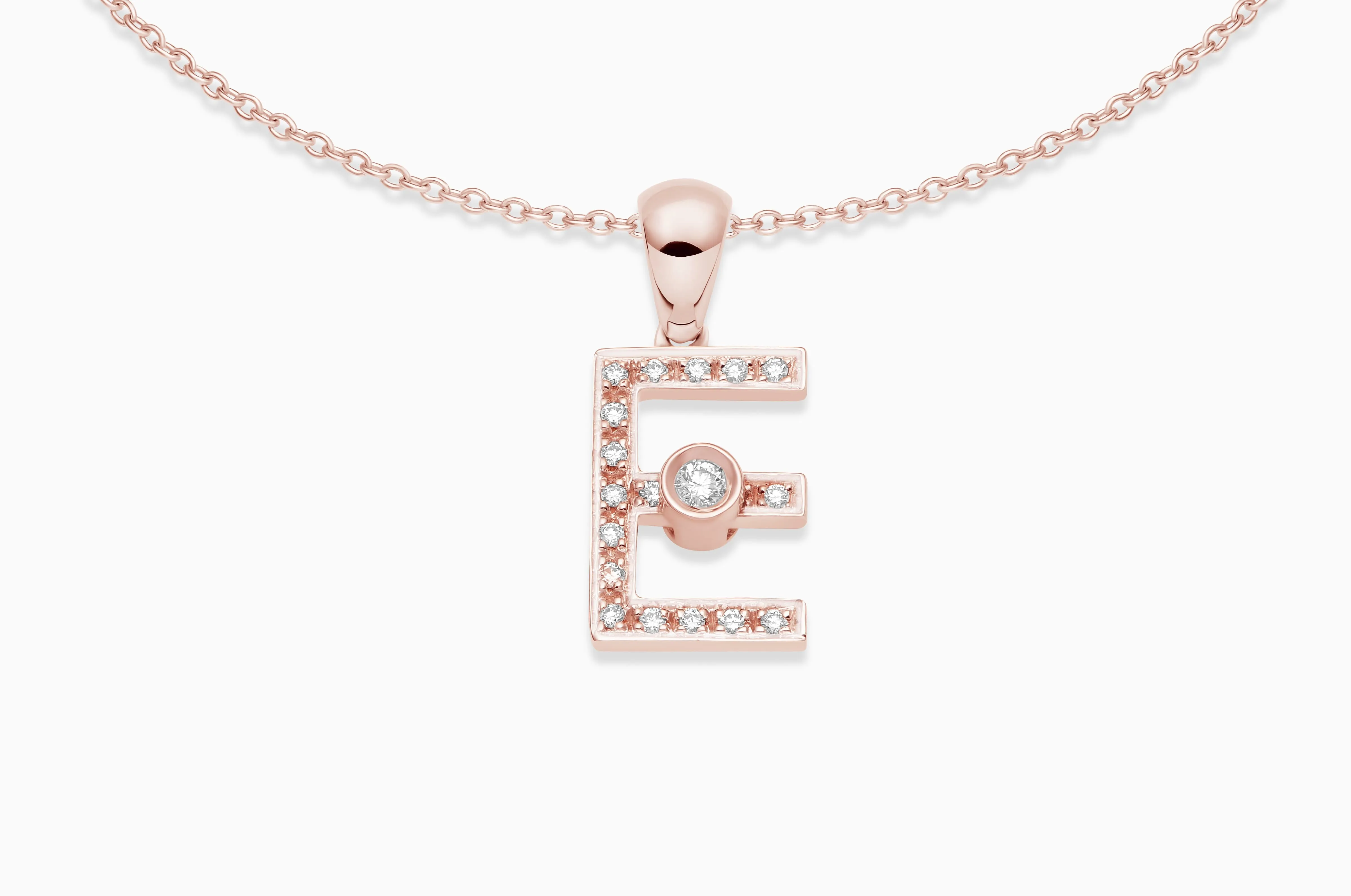 Joujou Diamond Initial Necklace
