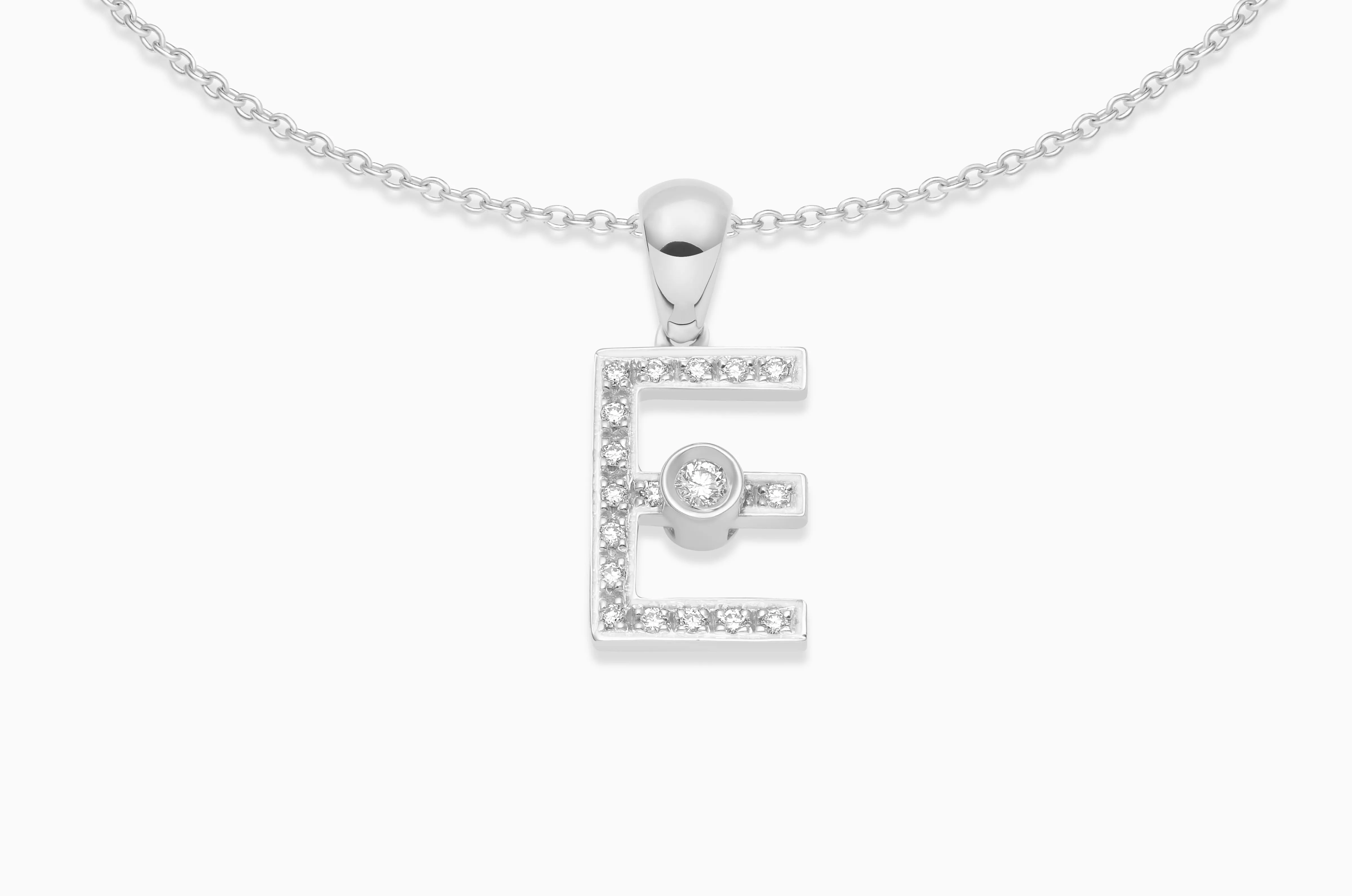 Joujou Diamond Initial Necklace