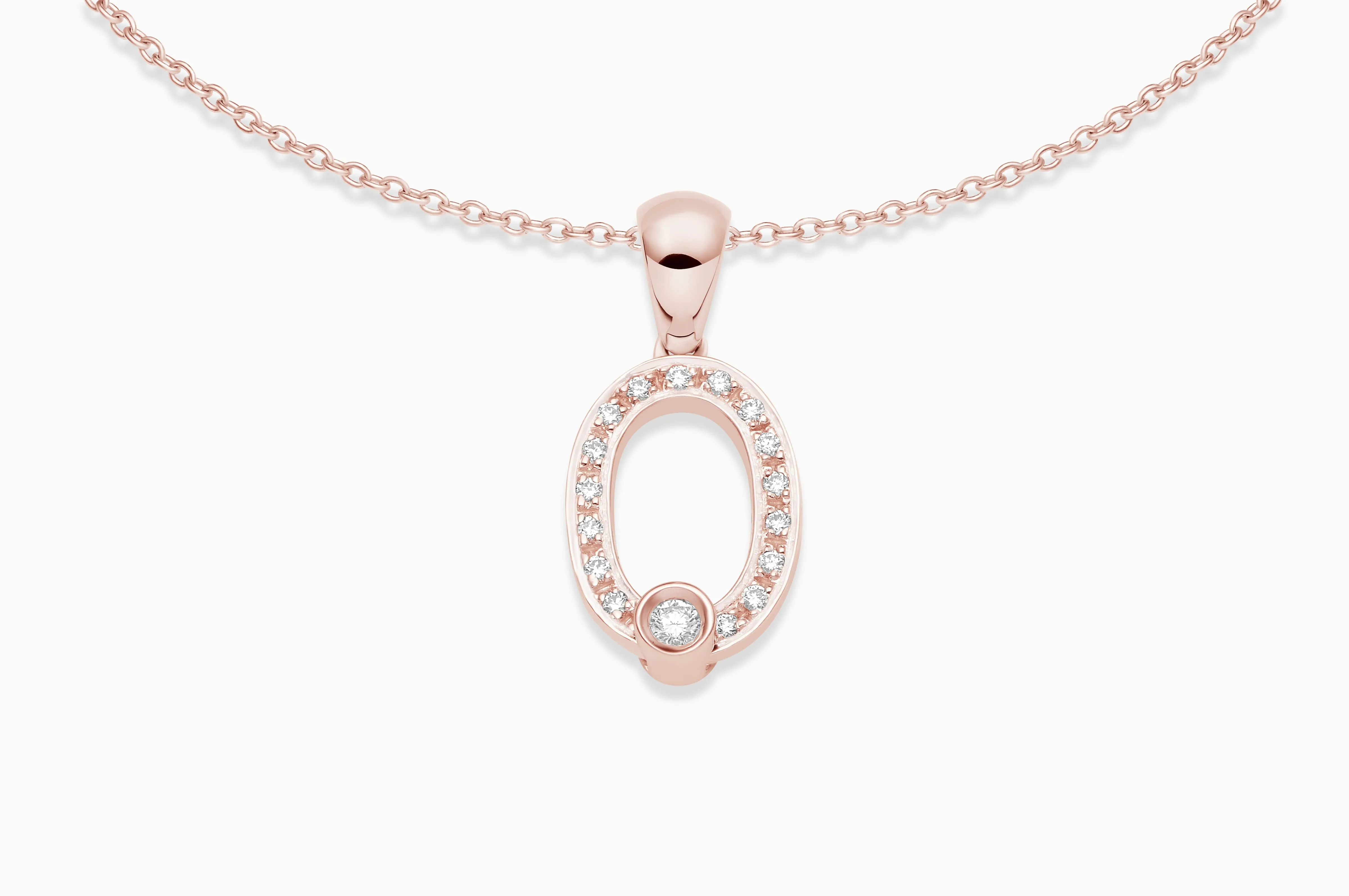 Joujou Diamond Initial Necklace