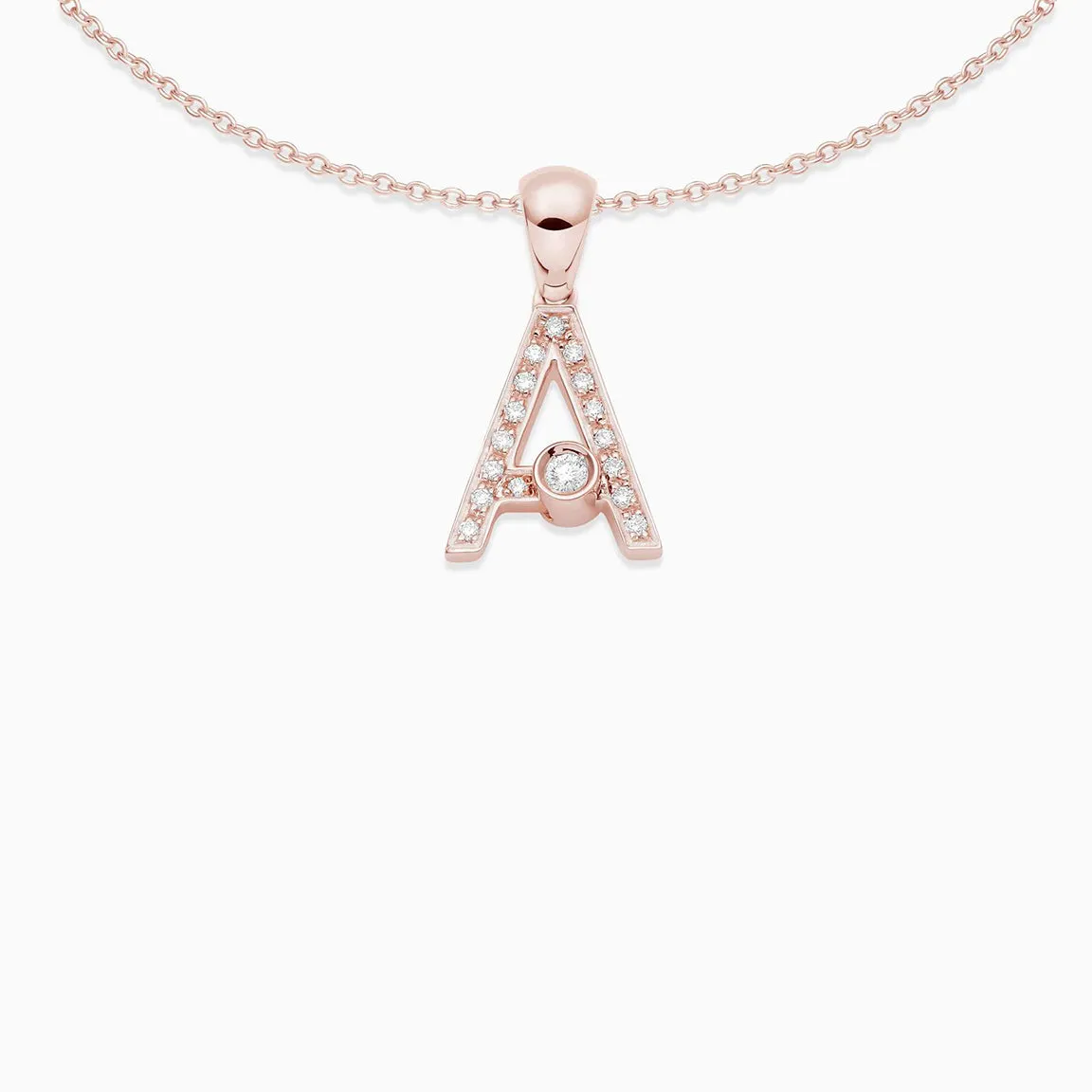 Joujou Diamond Initial Necklace