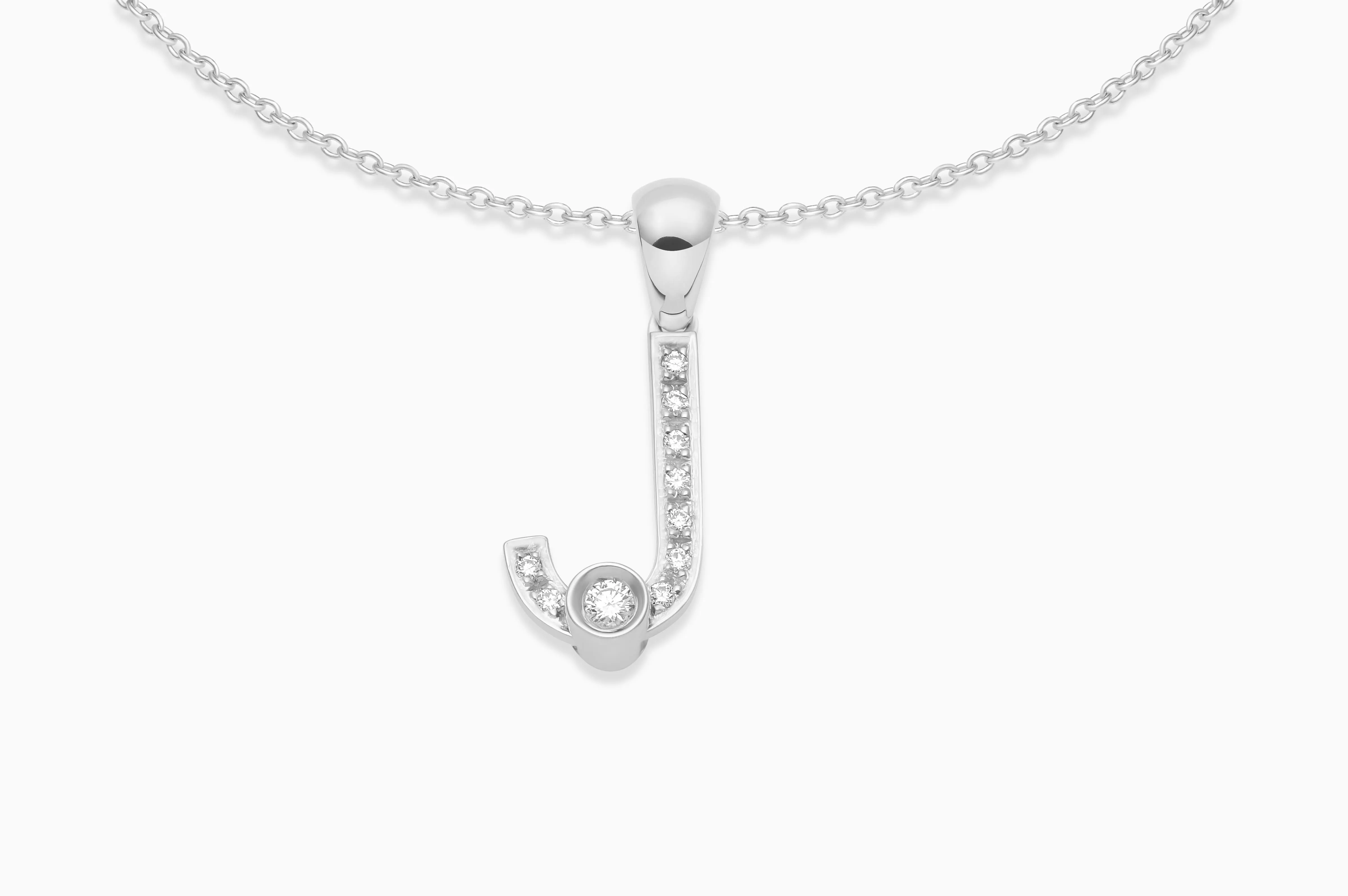 Joujou Diamond Initial Necklace