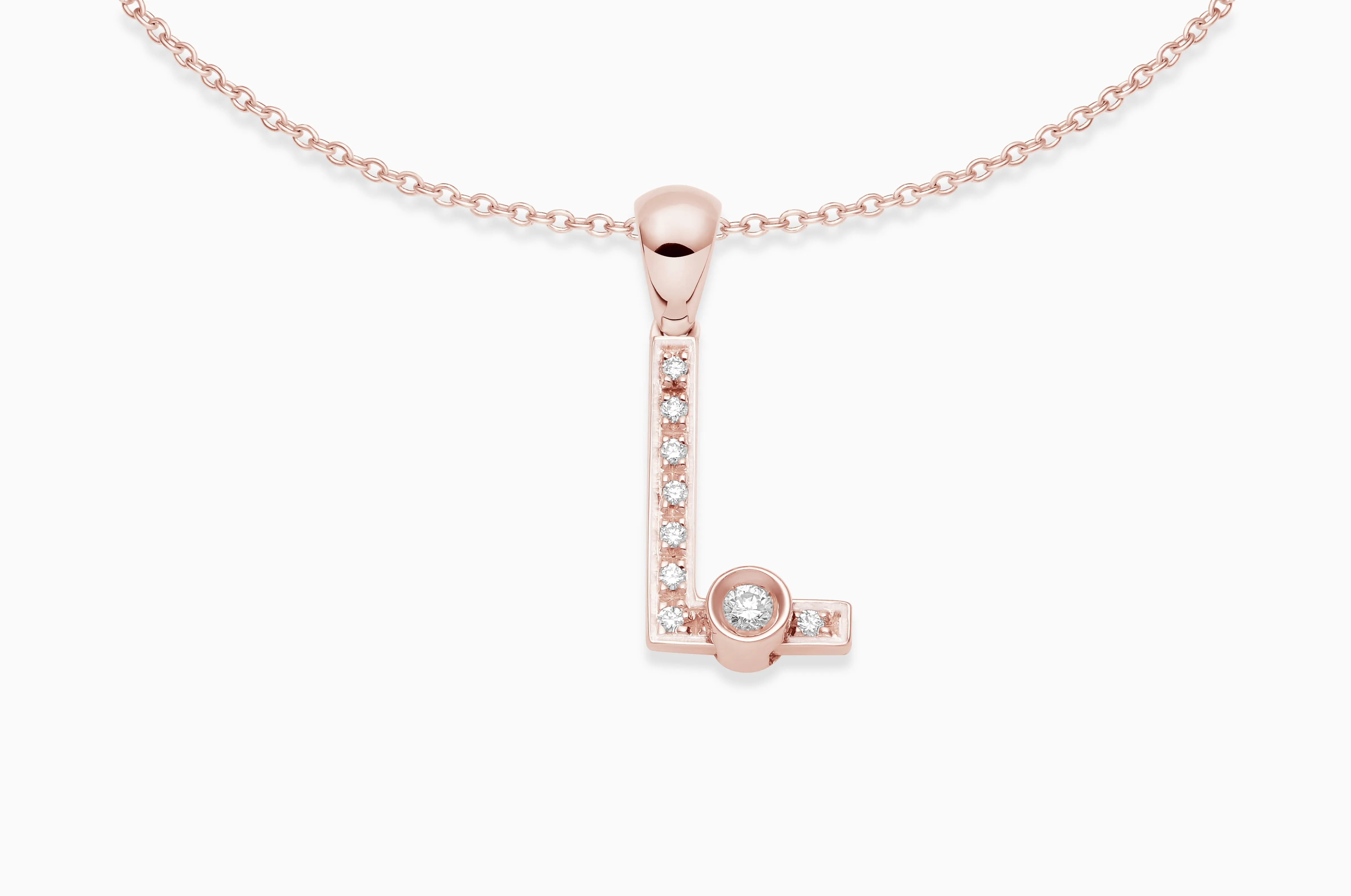 Joujou Diamond Initial Necklace