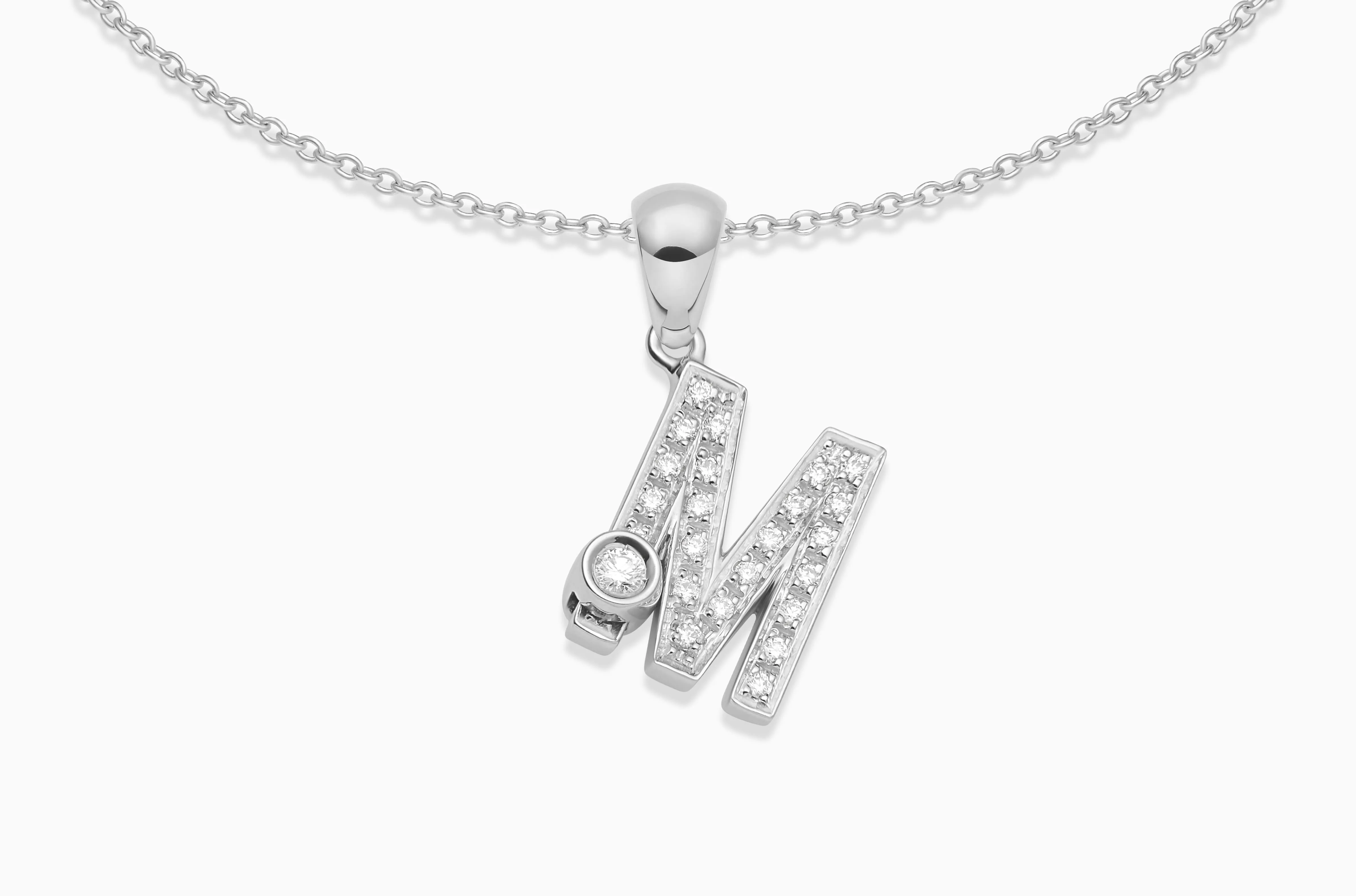 Joujou Diamond Initial Necklace