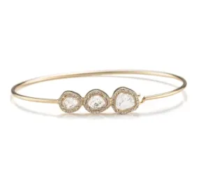 Juniper Slice Diamond Bangle