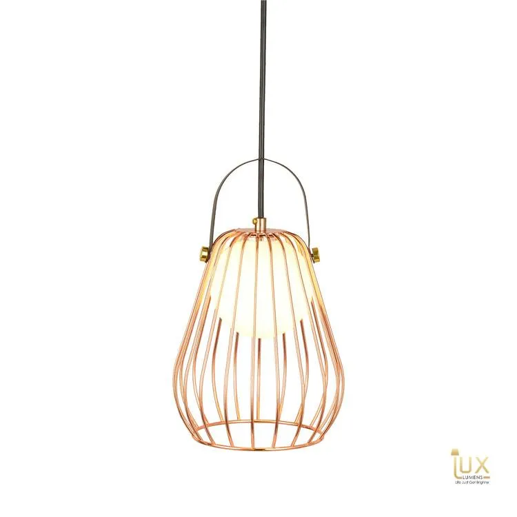 Käfig - Rose Gold Pendant Light