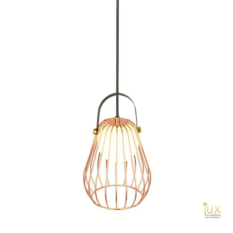 Käfig - Rose Gold Pendant Light