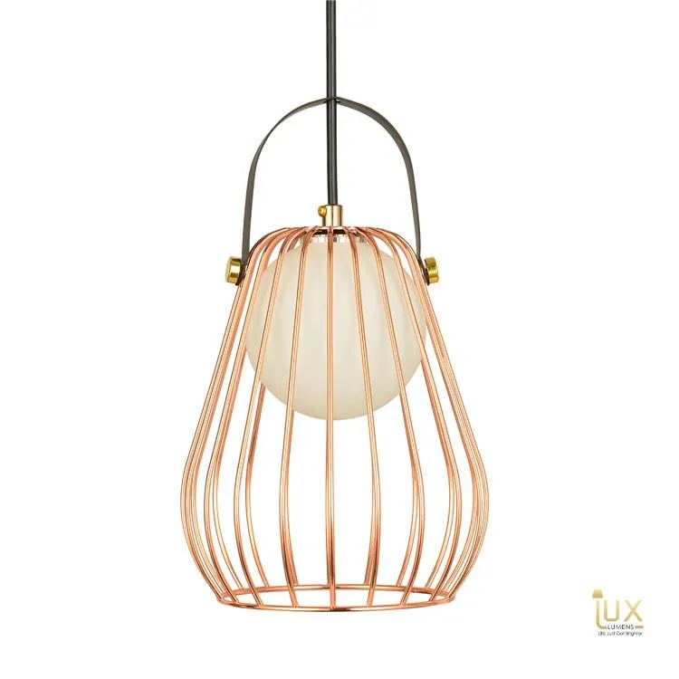 Käfig - Rose Gold Pendant Light