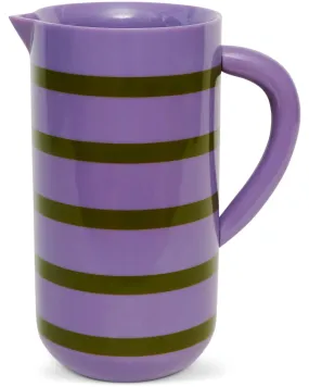 Kip & Co Wisteria Lane Stripe Resin Water Jug