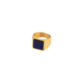 Lapis Signet Ring