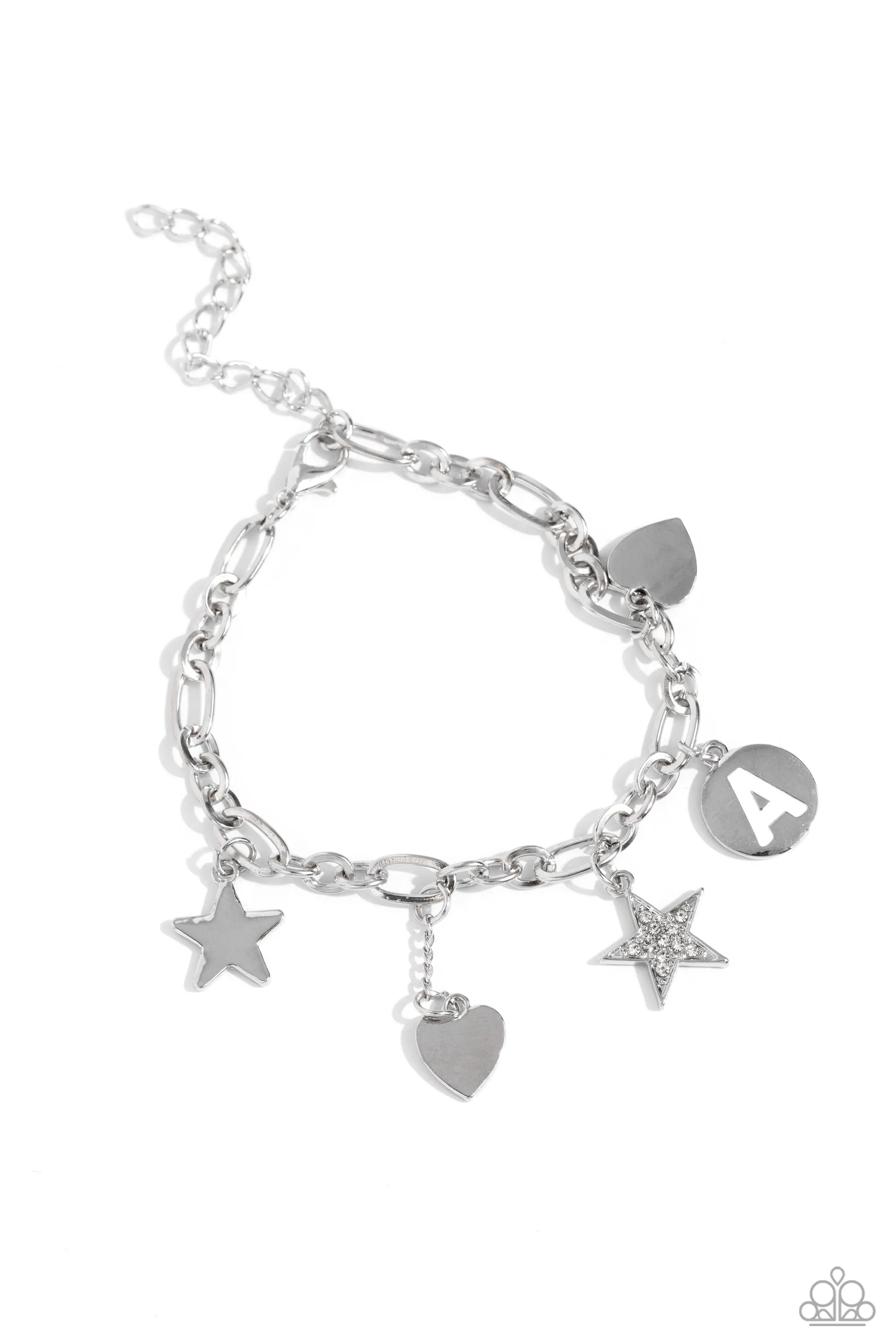 Legacy Letters - White - A Paparazzi Accessories