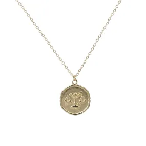 Libra Zodiac Necklace