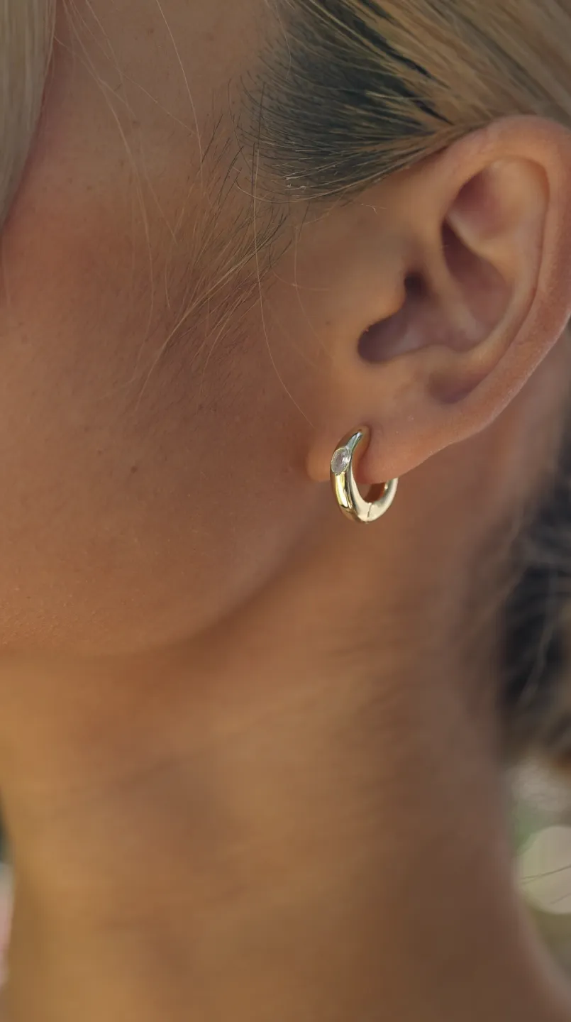 Lonny Hoops 18K Gold Vermeil