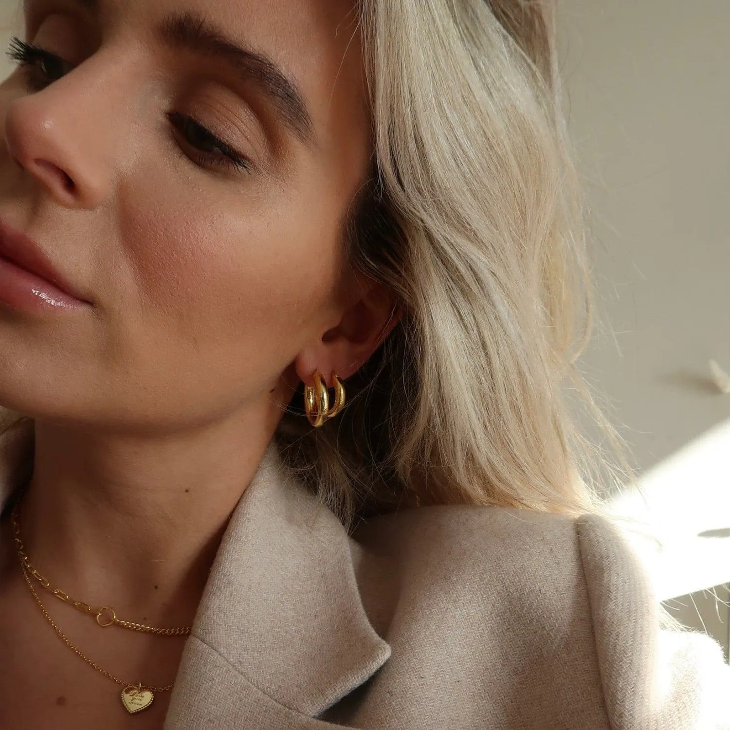 Love Local Blair Chunky Hoops 2,2cm