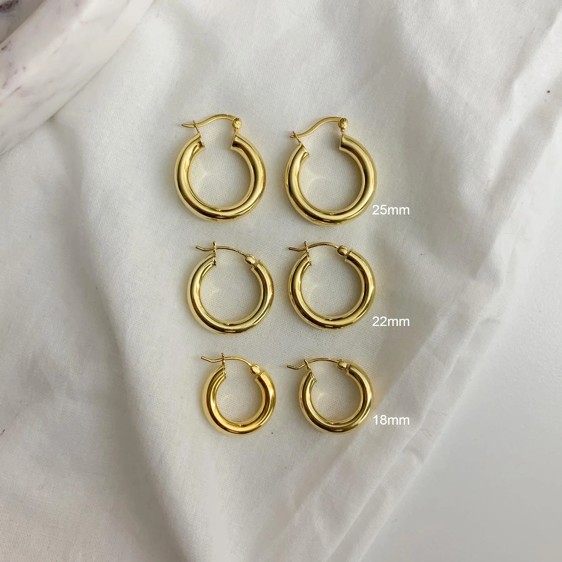 Love Local Blair Chunky Hoops 2,2cm