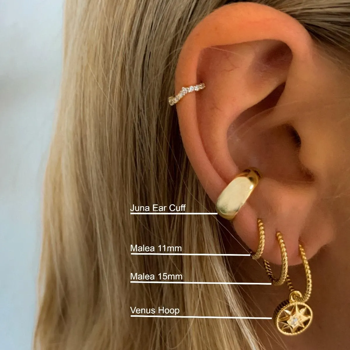 Love Local Malea Hoops 1,1cm