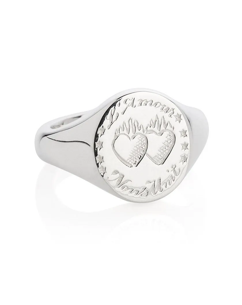 Love Unites Us Signet Ring