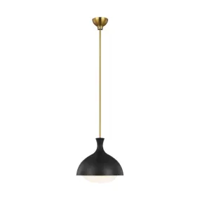 Lucerne 12 in. Pendant Light Black finish